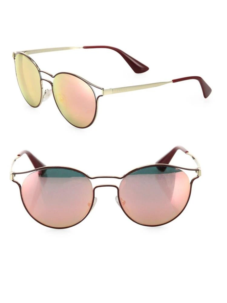 商品Prada|Cinema 53MM Phantos Mirrored Sunglasses,价格¥2251,第1张图片