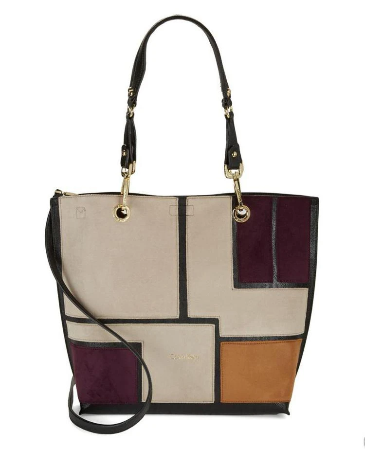 商品Calvin Klein|Pat Suede Tote,价格¥379,第1张图片