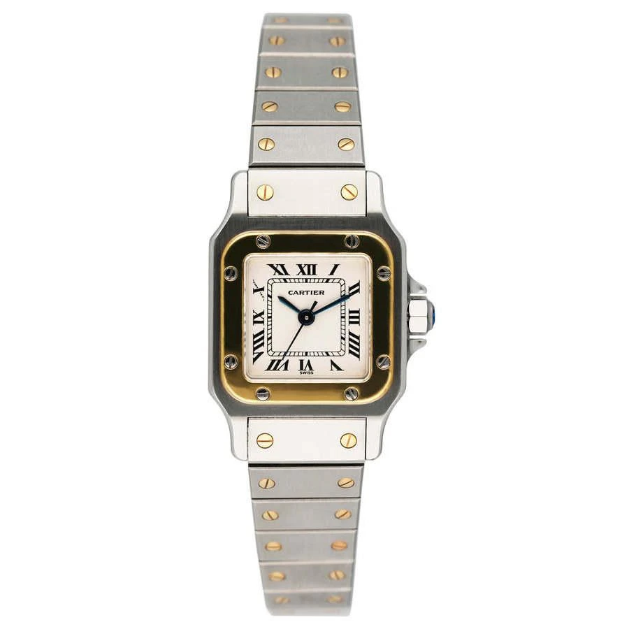 商品[二手商品] Cartier|Pre-owned Cartier Santos Galbee Quartz Ladies Watch 1170902,价格¥23642,第1张图片