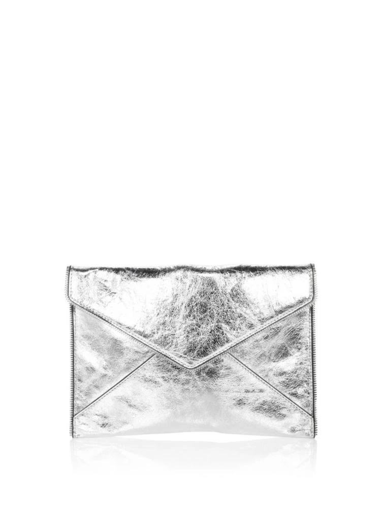 商品Rebecca Minkoff|Leo Leather Clutch,价格¥285,第1张图片