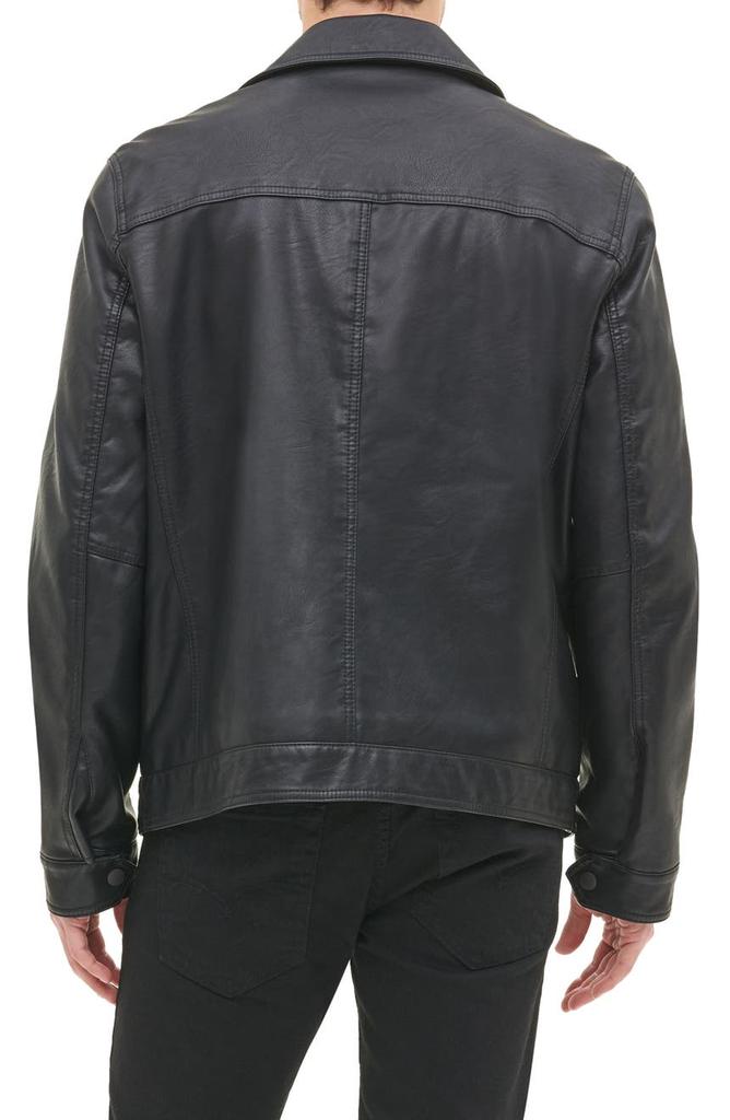 Faux Leather Classic Jacket商品第2张图片规格展示