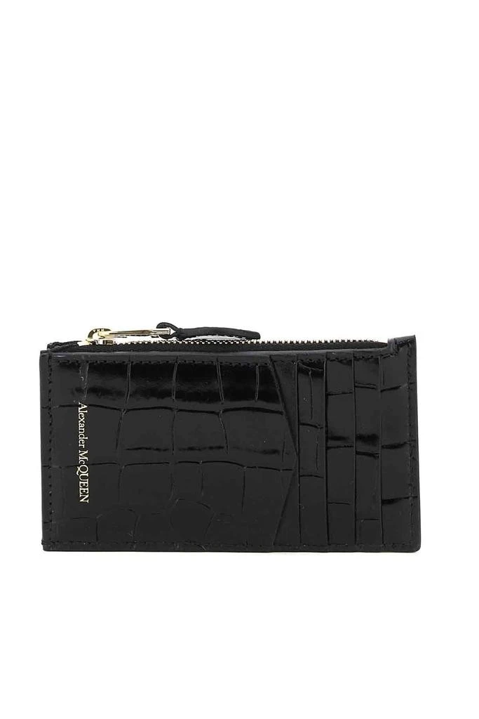 商品Alexander McQueen|Skull card holder pouch,价格¥1198,第3张图片详细描述