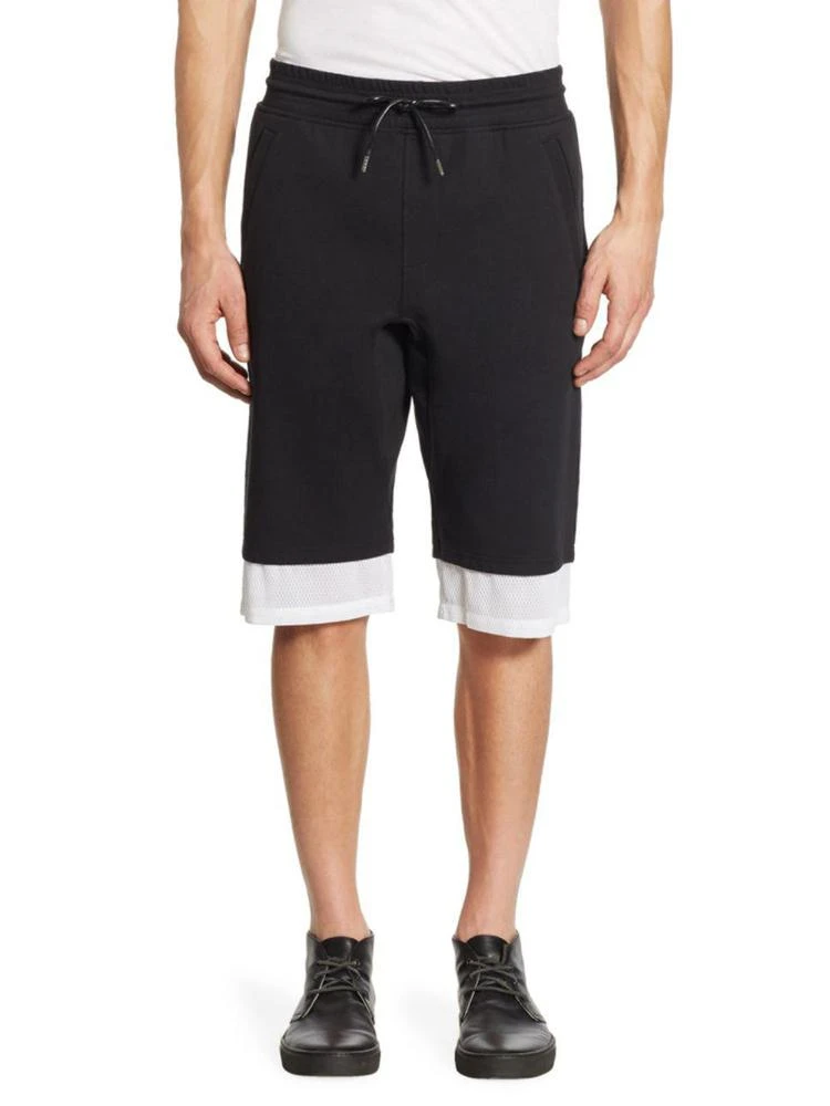 商品Saks Fifth Avenue x Anthony Davis|Mesh Trimmed Fleece Shorts,价格¥414,第1张图片