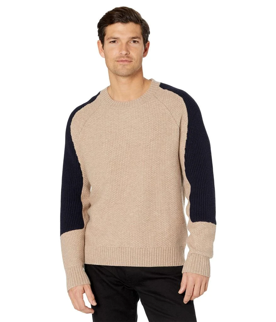 商品Calvin Klein|Long Sleeve Relaxed Recycled Cashmere Blend Stitch 7GG Sweater,价格¥644,第1张图片