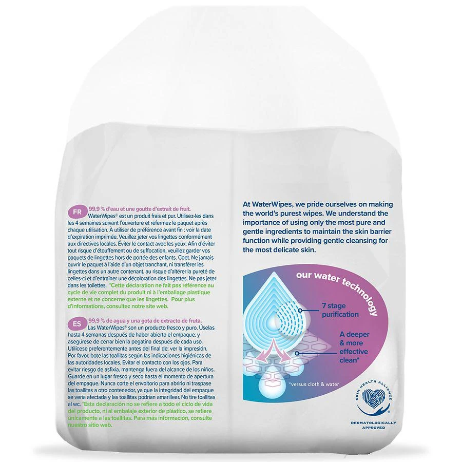 商品WaterWipes|Adult Care 99.9% Water Based Sensitive Adult Wipes,价格¥83,第2张图片详细描述