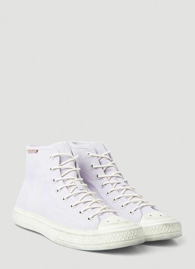 商品Acne Studios|Ballow High Top Tumbled Sneakers in Lilac,价格¥871,第2张图片详细描述