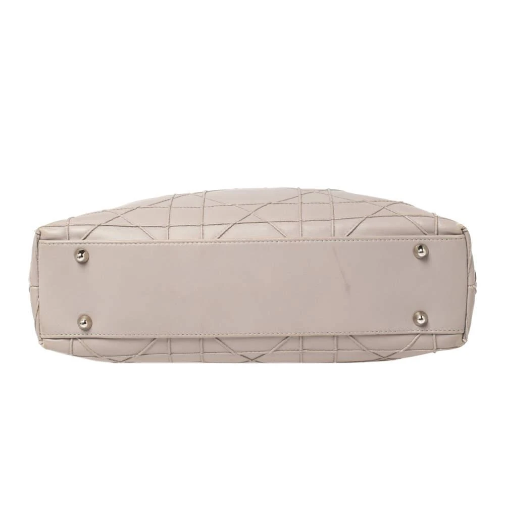 Dior Light Grey Cannage Leather Granville Chain Link Tote 商品