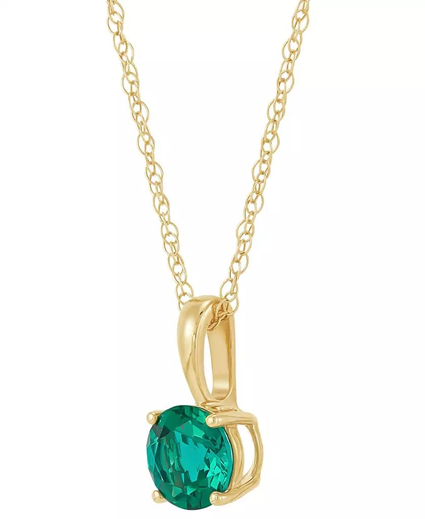 商品Macy's|Birthstone Pendant in 14k Gold or 14k White Gold,价格¥1350,第3张图片详细描述