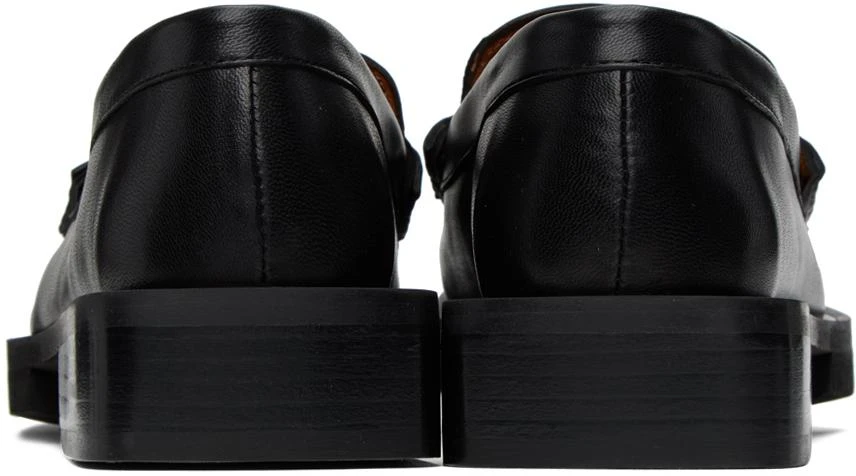 商品Ganni|Black Rhinestone Logo Loafers,价格¥1733,第2张图片详细描述