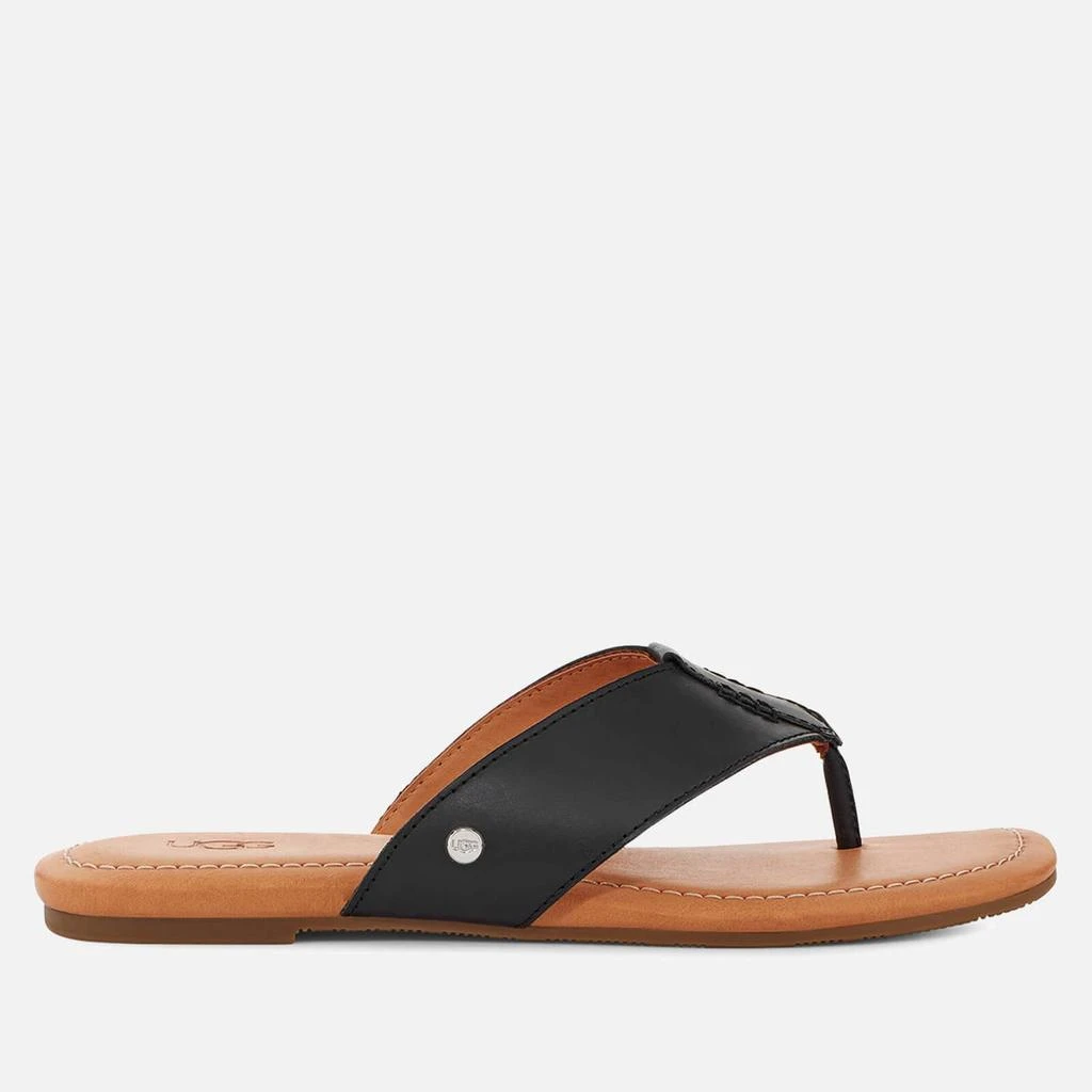 商品UGG|UGG Women's Leather Flip Flops,价格¥287,第1张图片