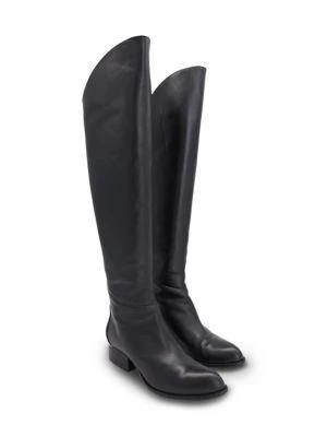 商品[二手商品] Alexander Wang|Alexander Wang Sigrid Boots In Black Leather Boots,价格¥1329,第2张图片详细描述