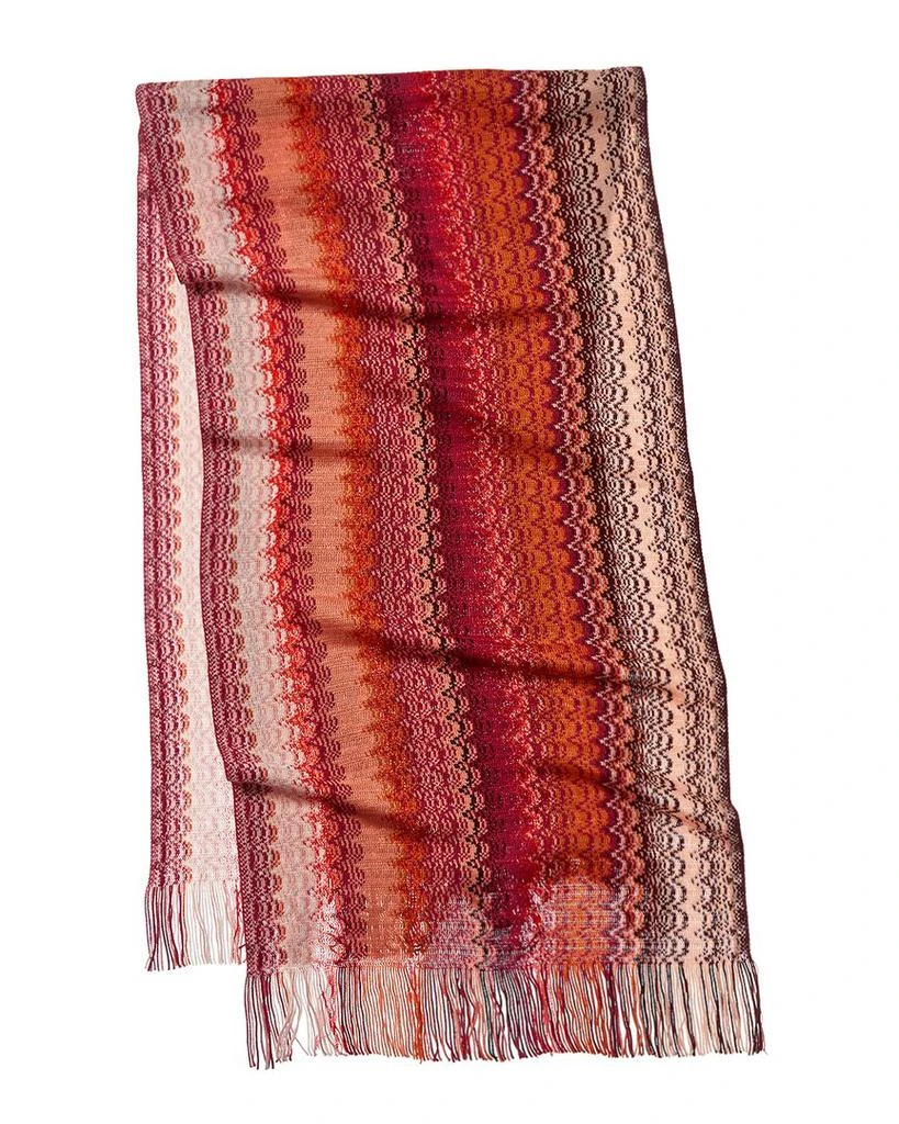 商品Missoni|Wool-Blend Scarf, Orange,价格¥438,第2张图片详细描述