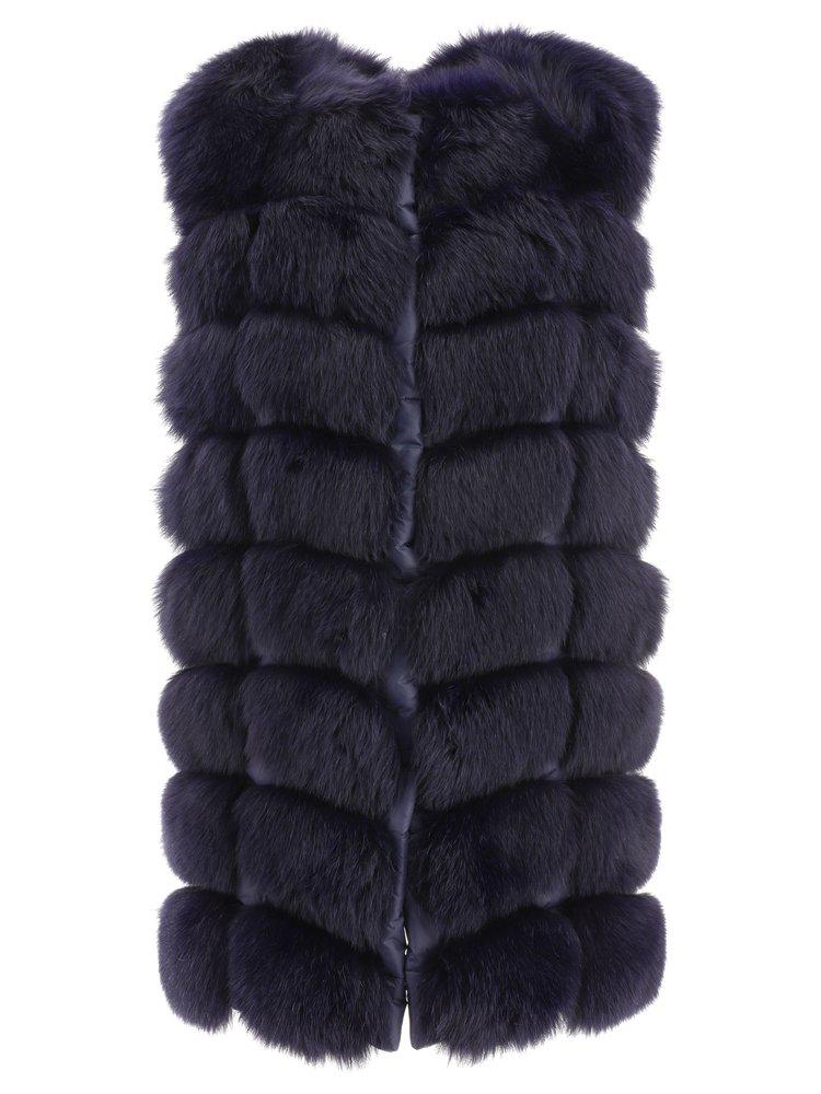 Frame Sleeveless Fur Jacket商品第1张图片规格展示