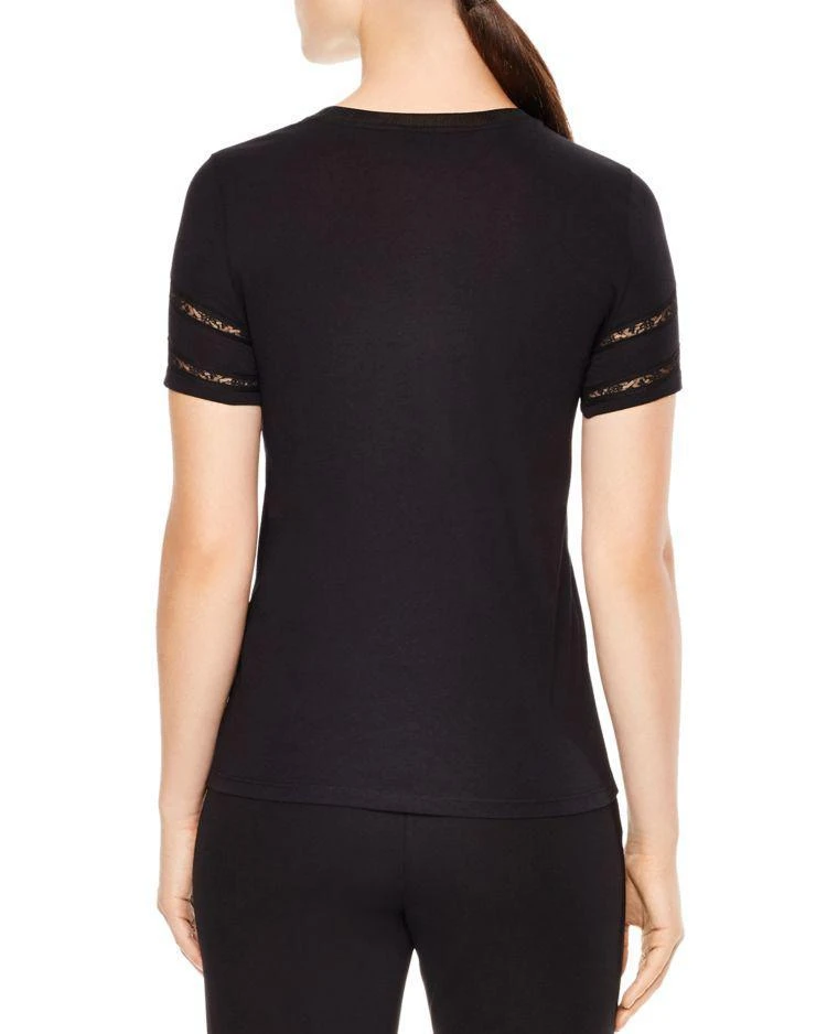 商品Sandro|Lilou Lace-Inset Tee,价格¥648,第2张图片详细描述