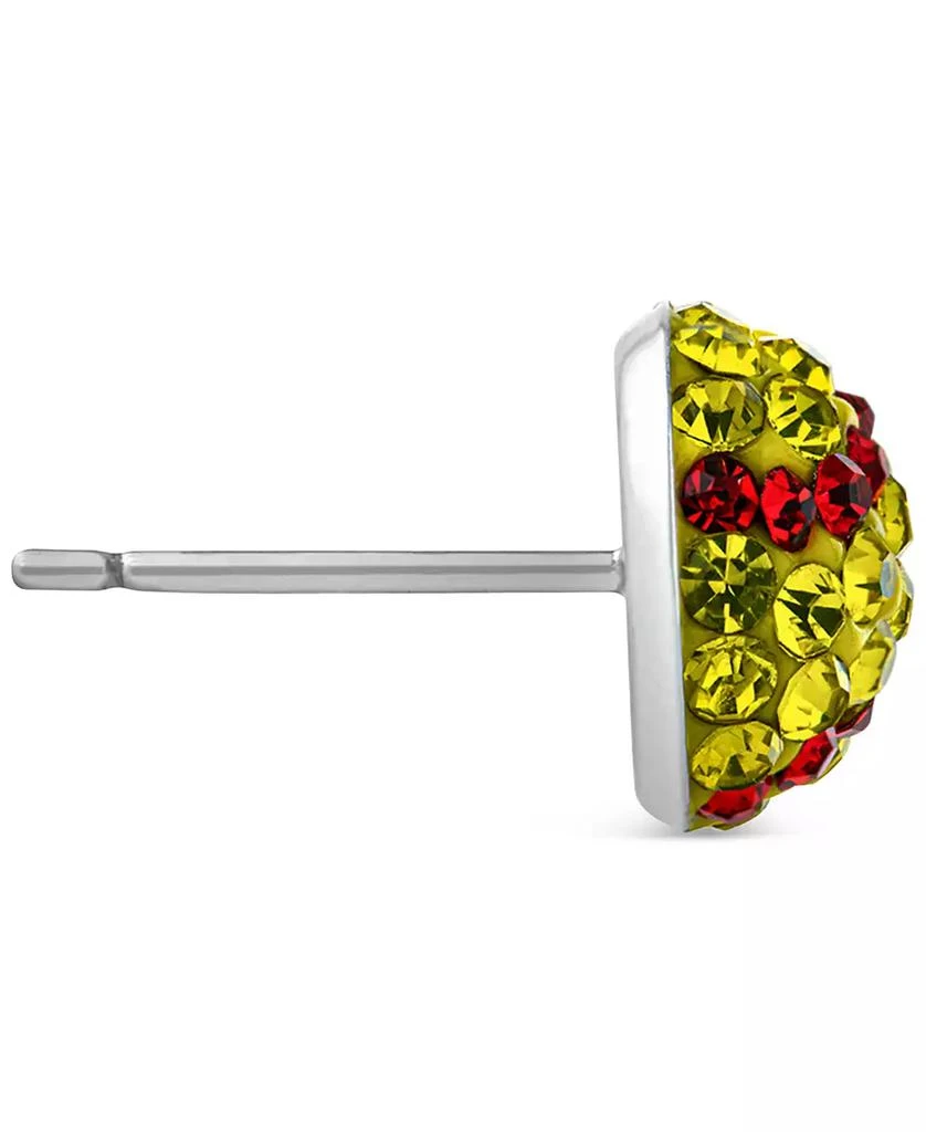 商品Giani Bernini|Crystal Softball Stud Earrings in Sterling Silver, Created for Macy's,价格¥119,第3张图片详细描述