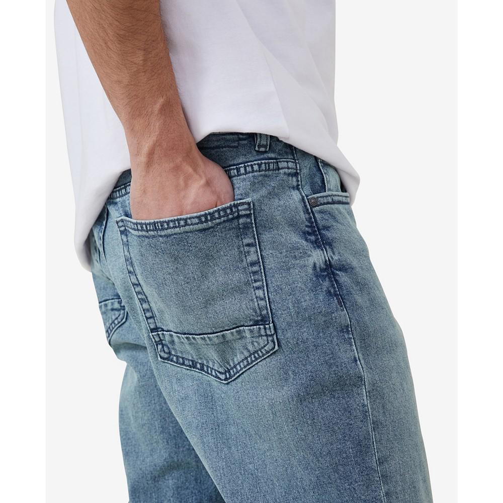 Men's Relaxed Tapered Jeans商品第3张图片规格展示