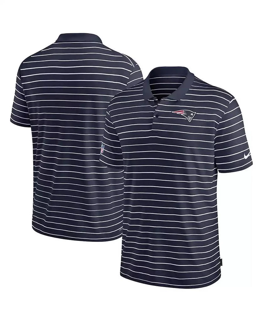 商品NIKE|Men's Navy New England Patriots Sideline Lock Up Victory Performance Polo Shirt,价格¥397,第1张图片