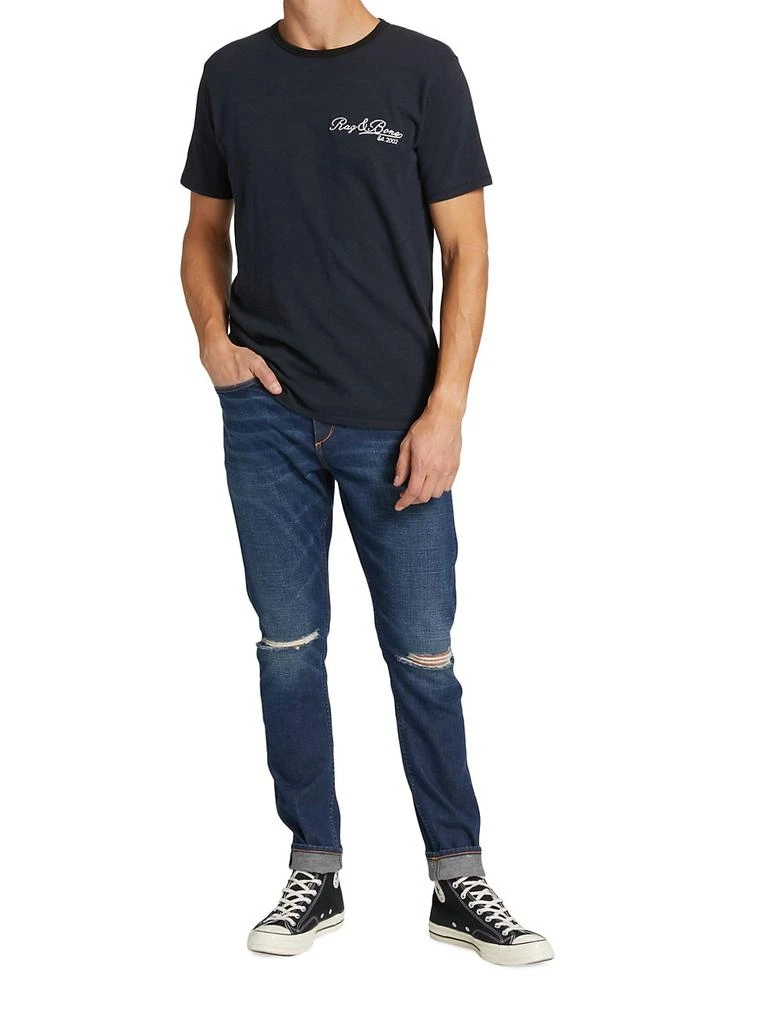 商品Rag & Bone|Fit 1 Aero Stretch Distressed Jeans,价格¥1142,第2张图片详细描述