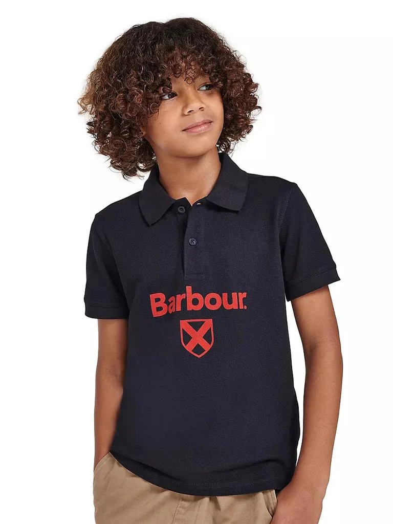 商品Barbour|Little Boy's &amp; Boy's Floyd Logo Polo Shirt,价格¥152,第3张图片详细描述