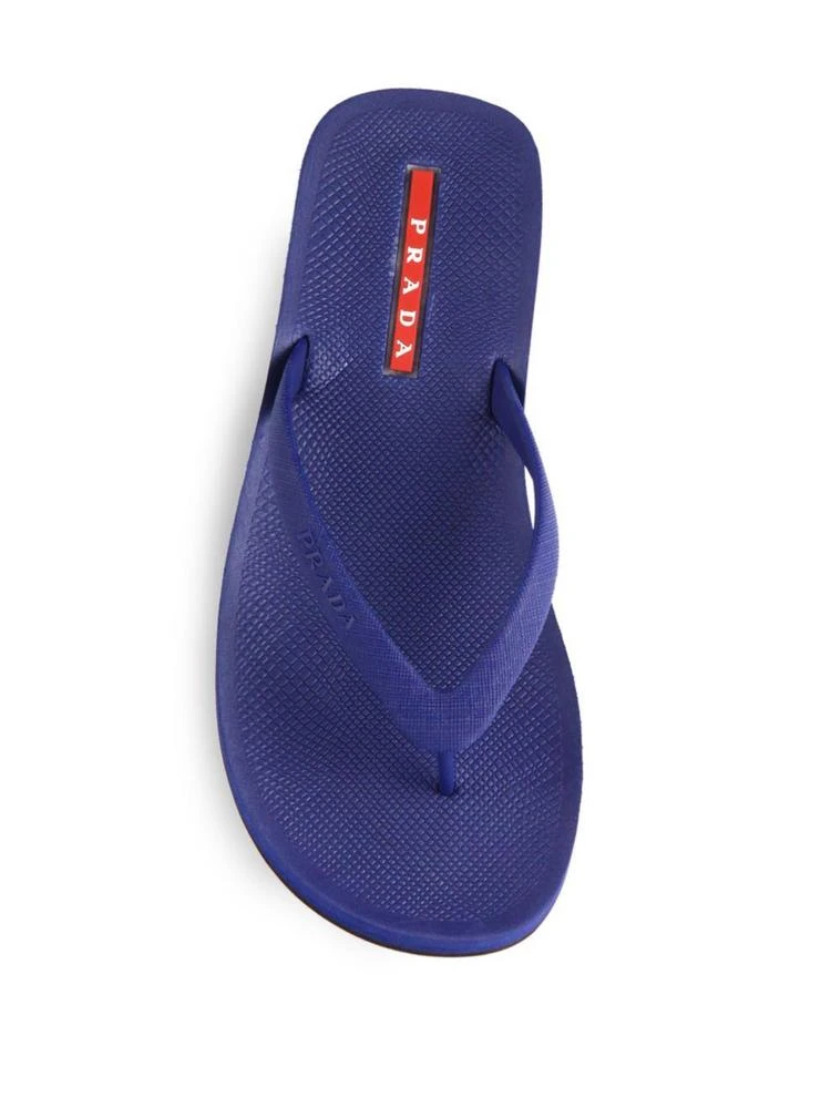 商品Prada|Saffiano Rubber Flip Flops,价格¥2174,第5张图片详细描述