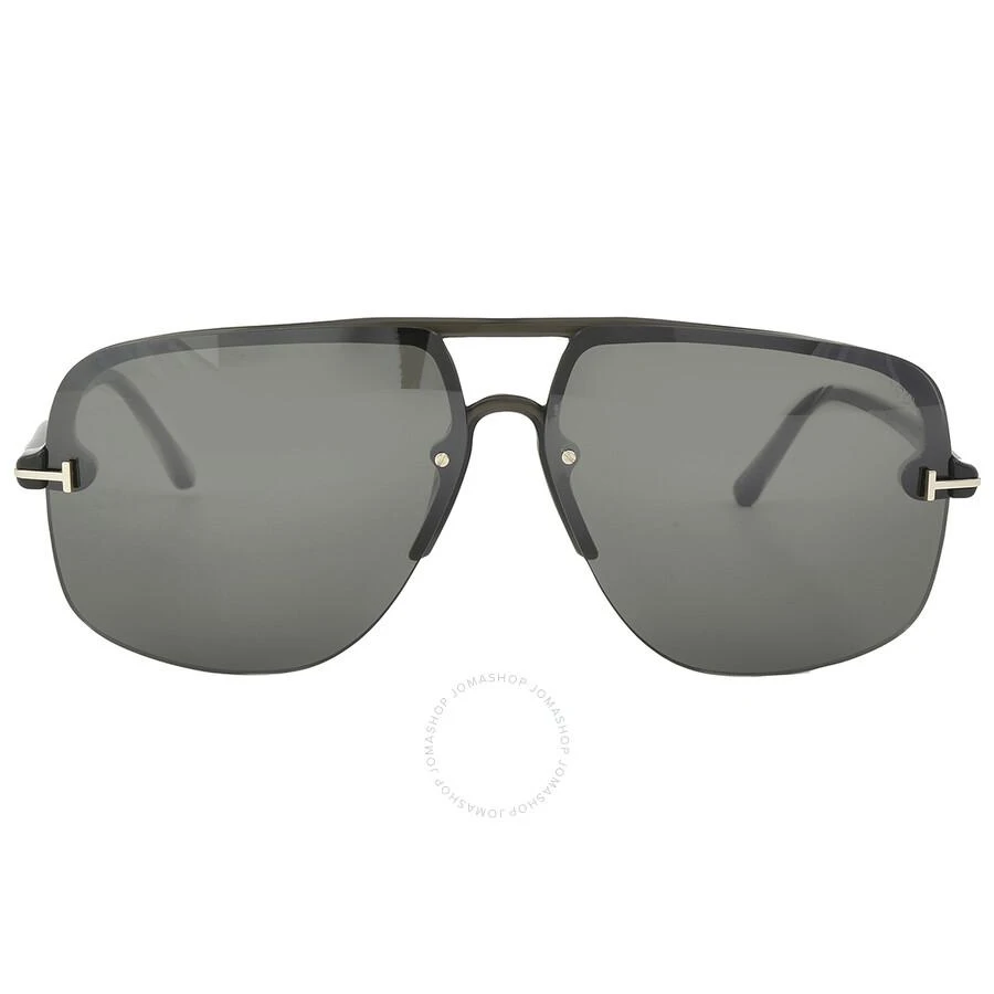 商品Tom Ford|Hugo Smoke Gradient Navigator Men's Sunglasses FT1003 51B 63,价格¥1210,第1张图片