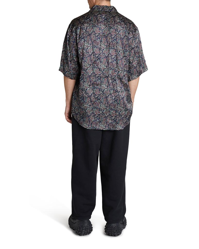 Men's Paisley Silk Dress Shirt商品第4张图片规格展示