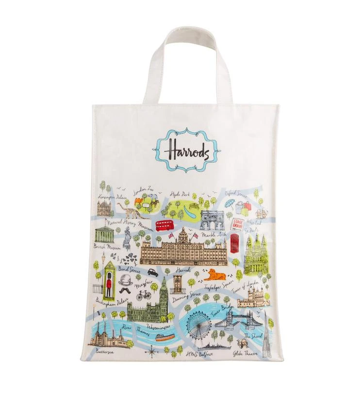 商品Harrods|Medium London Map Shopper Bag,价格¥89,第1张图片详细描述