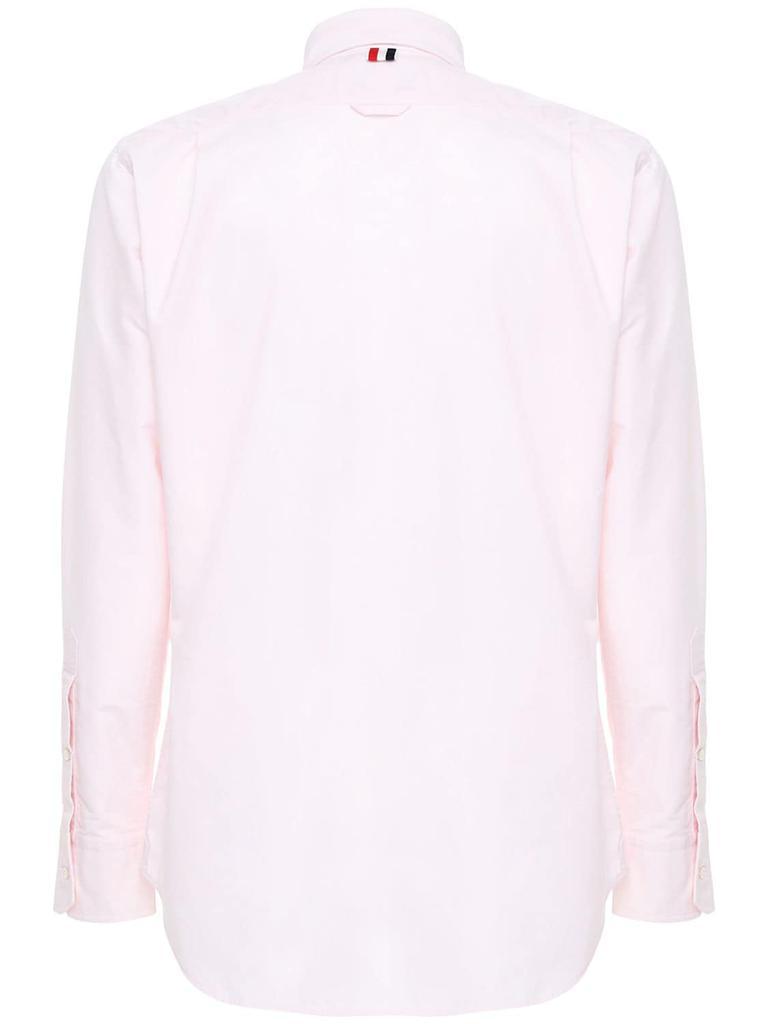 商品Thom Browne|Cotton Oxford Shirt W/ Satin 4 Bar,价格¥3094,第7张图片详细描述
