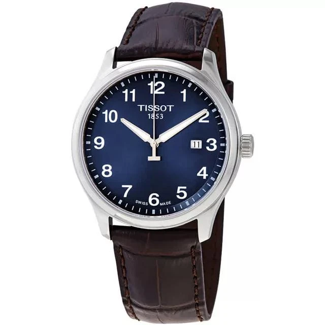 商品Tissot|Tissot XL Classic Quartz Blue Dial Men's Watch T116.410.16.047.00,价格¥1515,第1张图片