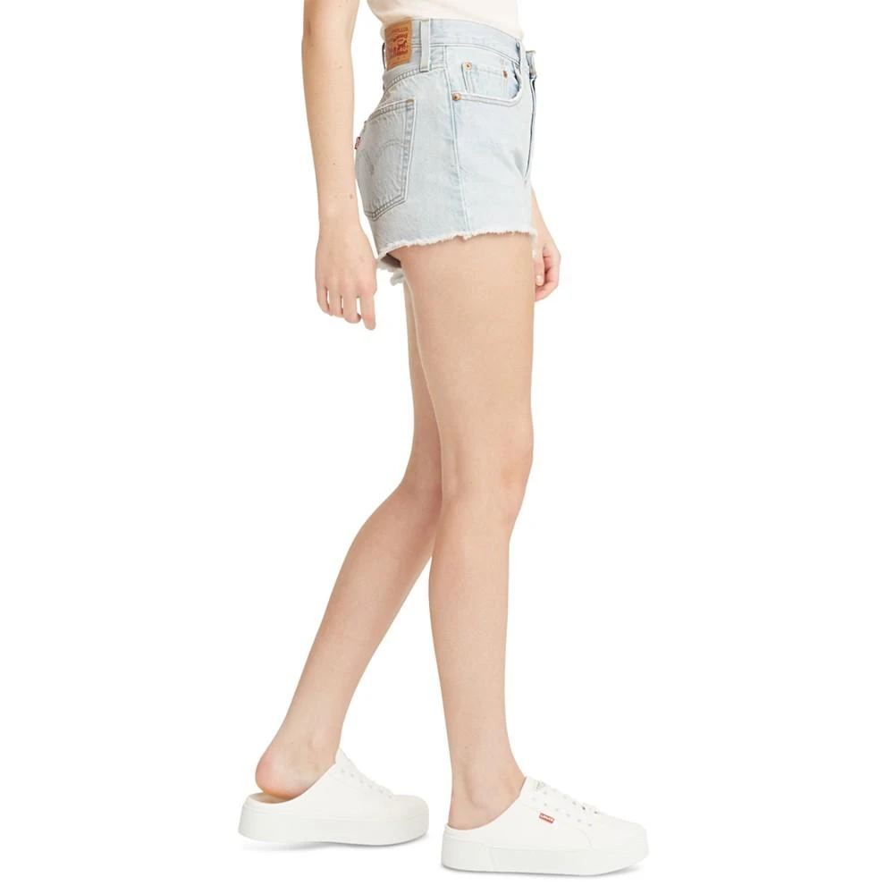 商品Levi's|Women's 501 Button Fly Cotton High-Rise Denim Shorts,价格¥148-¥184,第3张图片详细描述