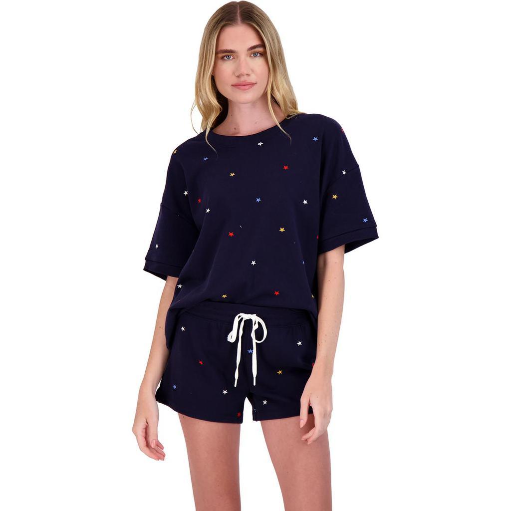 商品PJ Salvage|P.J. Salvage American Dreams Women's French Terry Embroidered T-Shirt,价格¥74,第1张图片