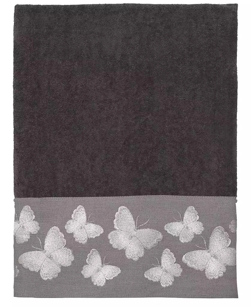 商品Avanti|Yara Butterfly Bordered Cotton Bath Towel, 27" x 50",价格¥94,第2张图片详细描述