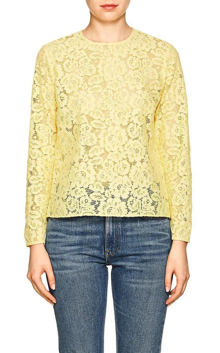 商品Barneys New York|Corded Lace Blouse,价格¥957,第1张图片