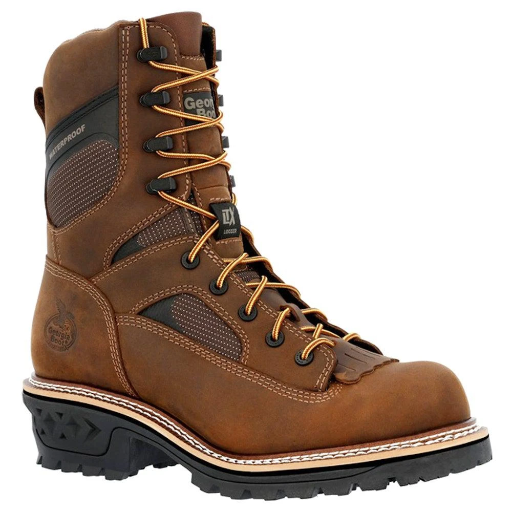 商品Georgia Boots|LTX Logger CT 9 Inch Waterproof Composite Toe Work Boots,价格¥1703,第2张图片详细描述