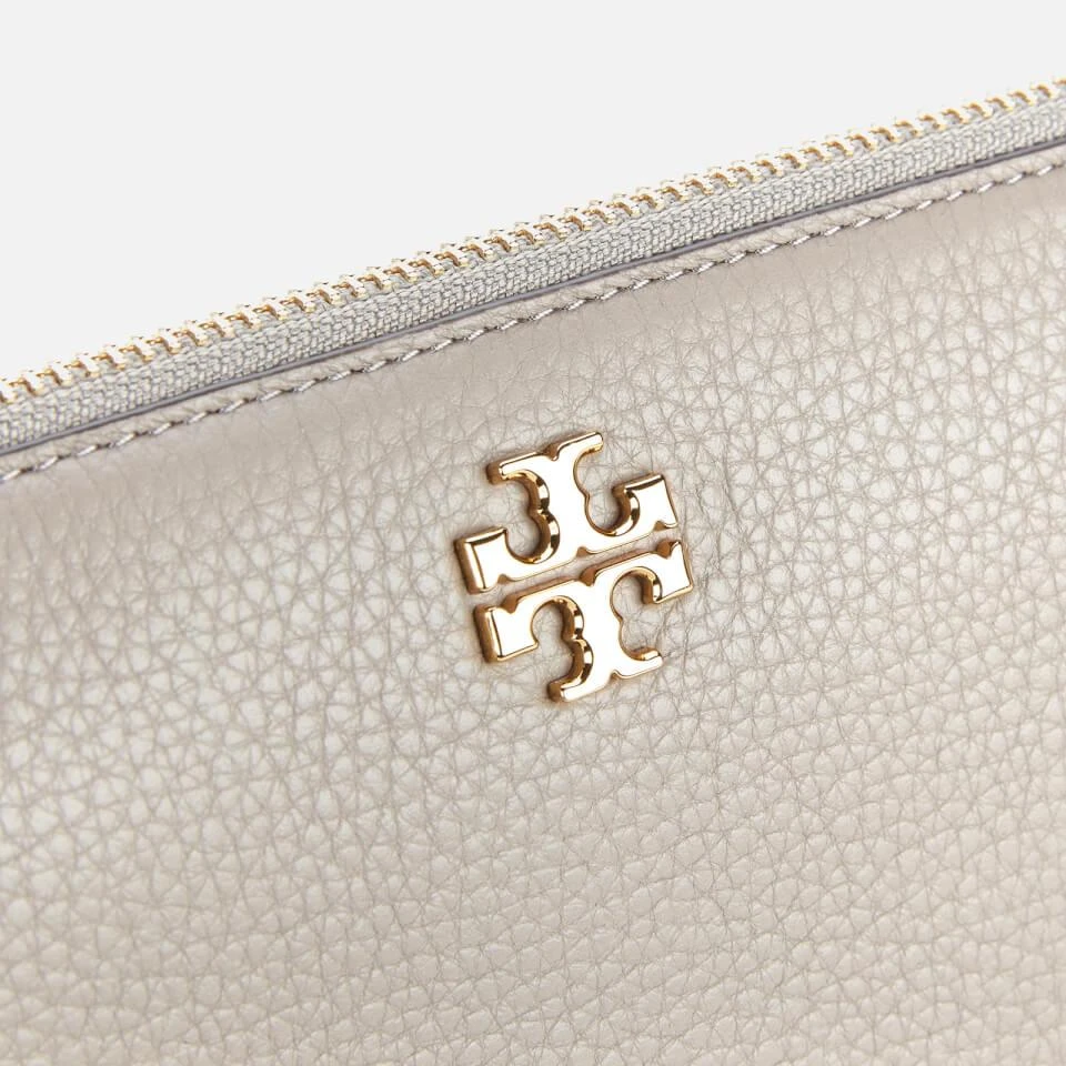 商品Tory Burch|Tory Burch Women's Kira Pebbled Top Zip Cross Body Bag - Grey Heron,价格¥1778,第4张图片详细描述