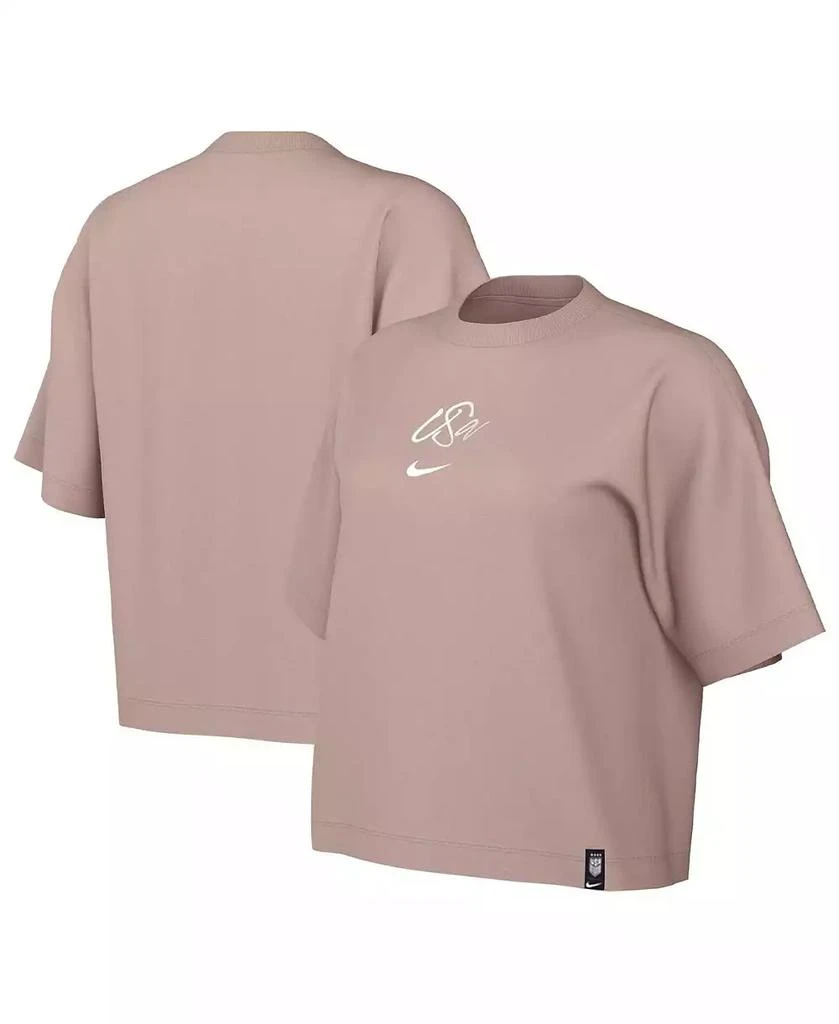 商品NIKE|Women's Tan USWNT Fearless T-shirt,价格¥198,第1张图片