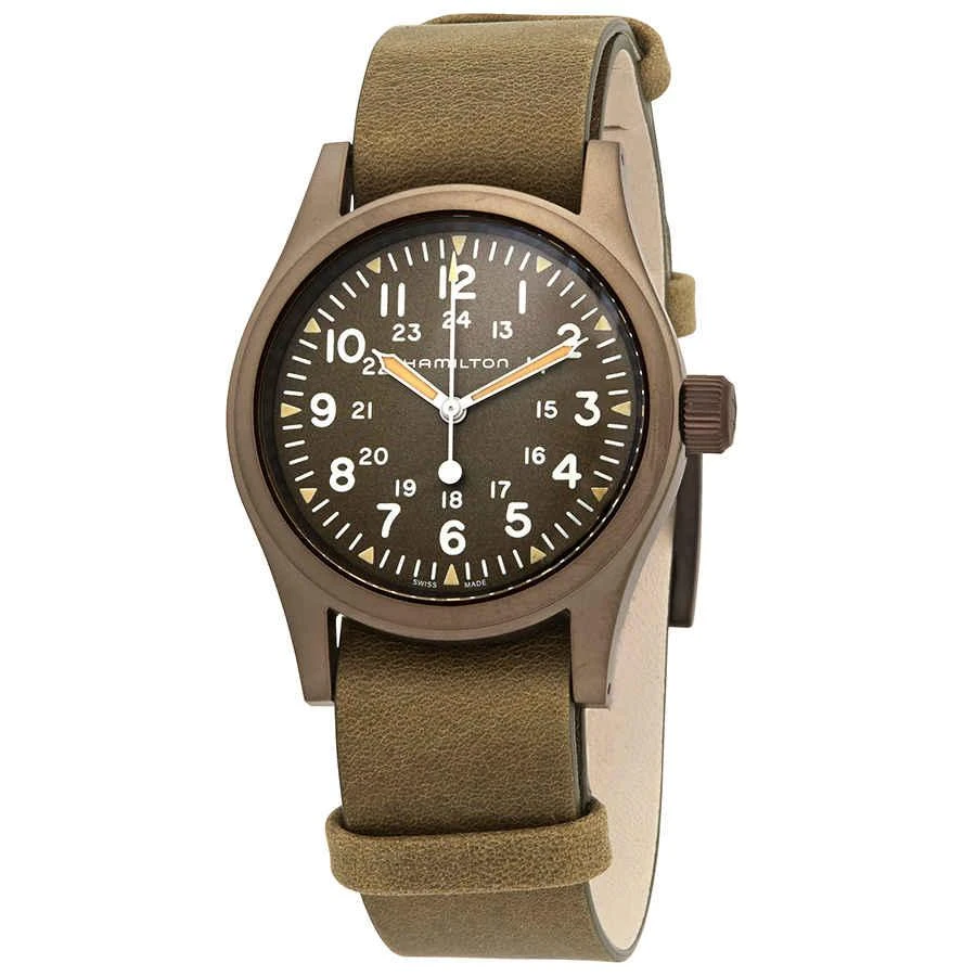 商品Hamilton|Khaki Field Mechanical Men's Watch H69449861,价格¥2975,第1张图片