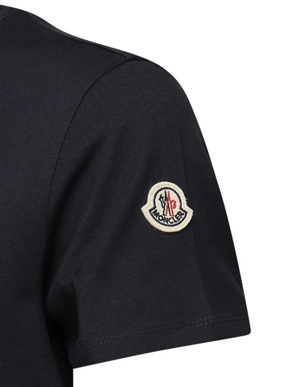 商品【商品预售7天】 Moncler|Moncler 女士T恤 K10938C0000889AUO778 蓝色,价格¥1596,第4张图片详细描述