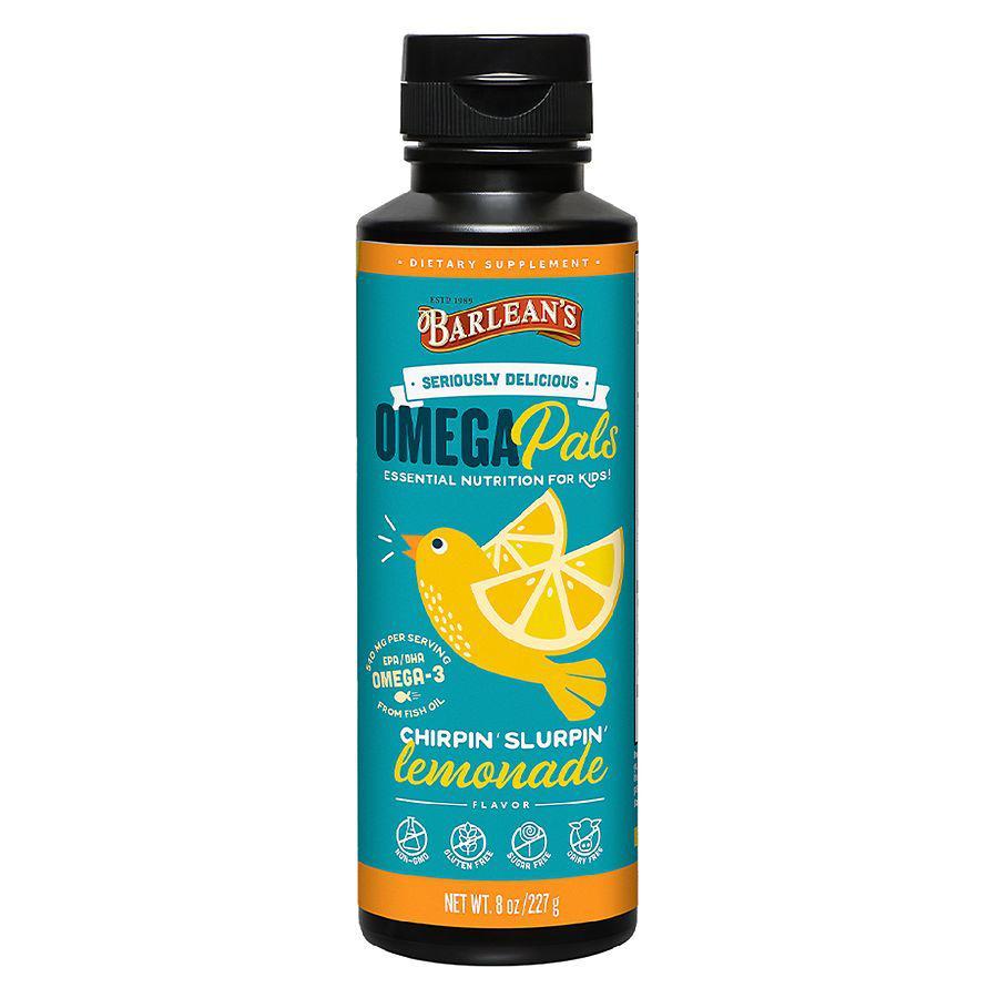 商品Barlean's Organic Oils|液体儿童鱼油 Omega-3 柠檬汽水味,价格¥108,第1张图片