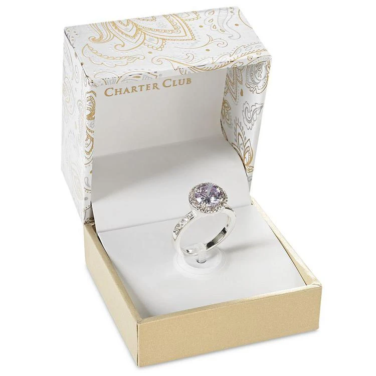 商品Charter Club|Round Cubic Zirconia Ring, Created for Macy's,价格¥62,第2张图片详细描述