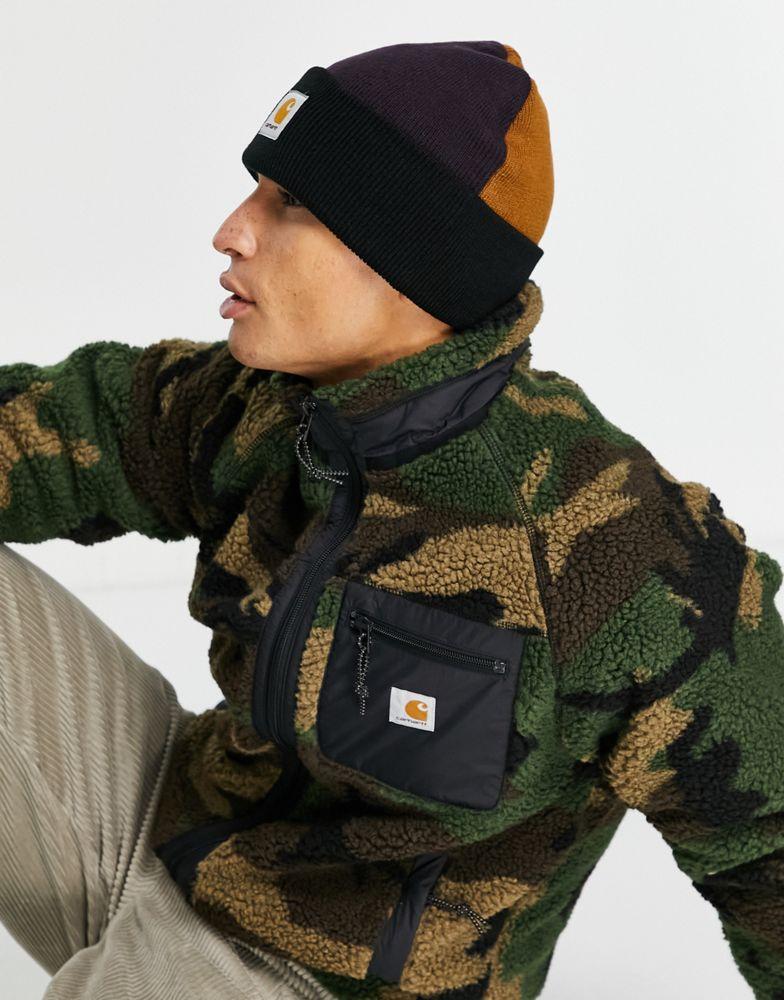 商品Carhartt|Carhartt WIP triple beanie in multi,价格¥199,第5张图片详细描述