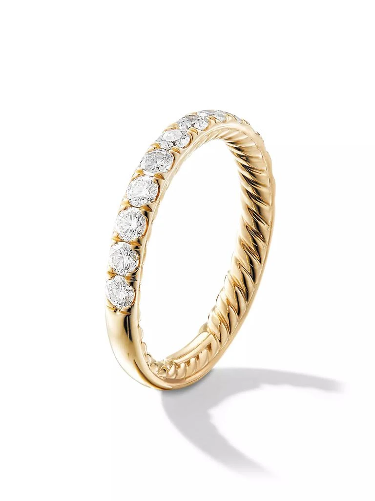 商品David Yurman|DY Eden Partway Band Ring in 18K Yellow Gold,价格¥21727,第3张图片详细描述