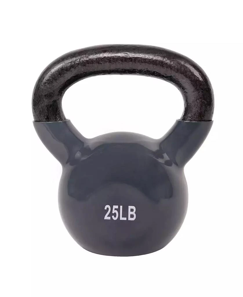 商品Sunny Health & Fitness|Sunny Health and Fitness Vinyl Coated Kettle Bell, 25 lbs,价格¥134,第1张图片