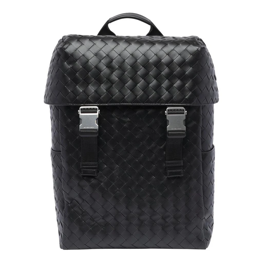 商品Bottega Veneta|Bottega Veneta Intrecciato Flap Backpack,价格¥26920,第1张图片