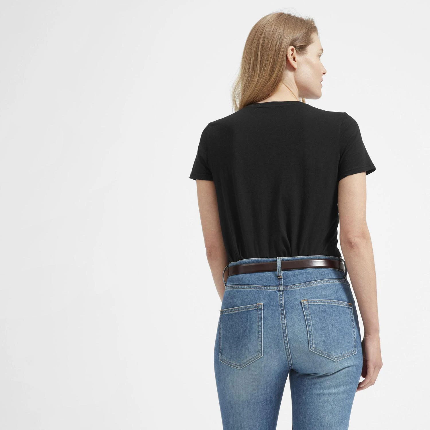 商品Everlane|纯棉V领T恤,价格¥133-¥148,第4张图片详细描述