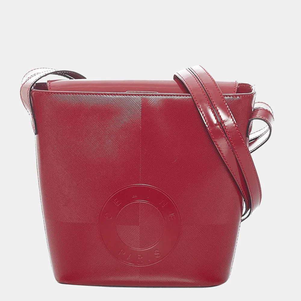 商品[二手商品] Celine|Celine Red Leather Shoulder Bag,价格¥3697,第1张图片