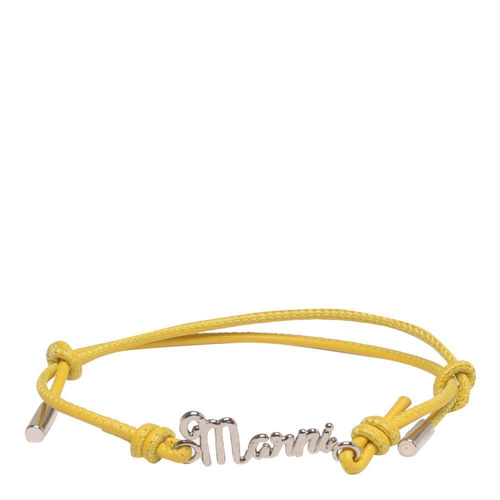 商品Marni|Marni Logo-Charm Knot-Detailed Bracelet,价格¥1076,第1张图片