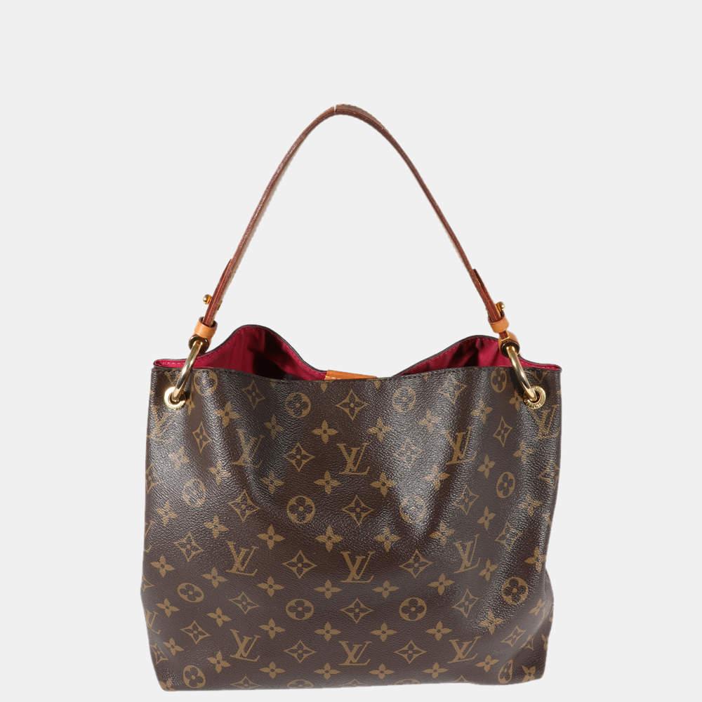 Louis Vuitton Brown Monogram Canvas Graceful PM Shoulder Bag商品第3张图片规格展示