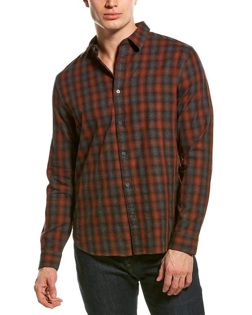 商品Vince|Vince Canyon Shadow Plaid Shirt,价格¥307,第1张图片
