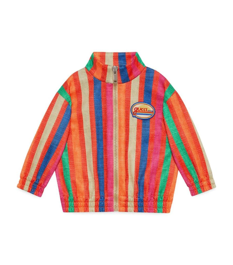 商品Gucci|Cotton Striped Jacket (3-36 Months),价格¥3538,第1张图片